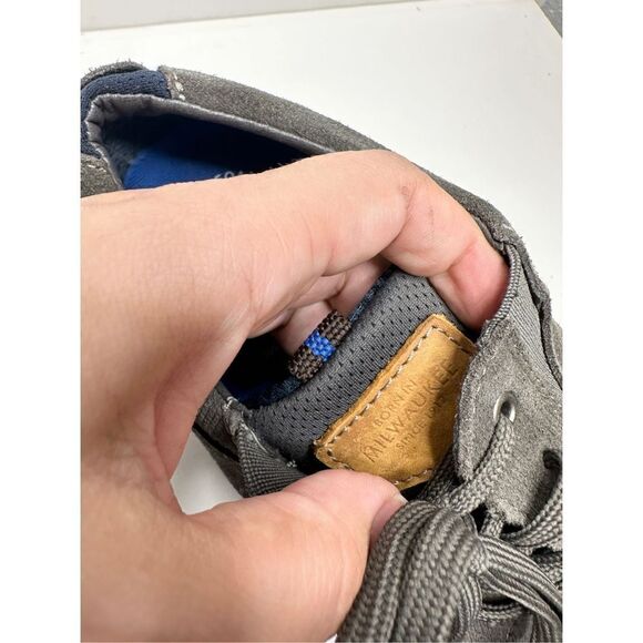 Nunn Bush Shoes Mens Size 10.5 Gray Canvas Barkley Oxfords - Picture 8 of 10